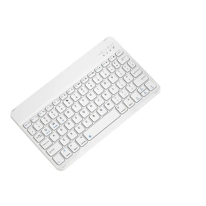 Pink and white Bluetooth wireless keyboard for girls with optional matching mouse