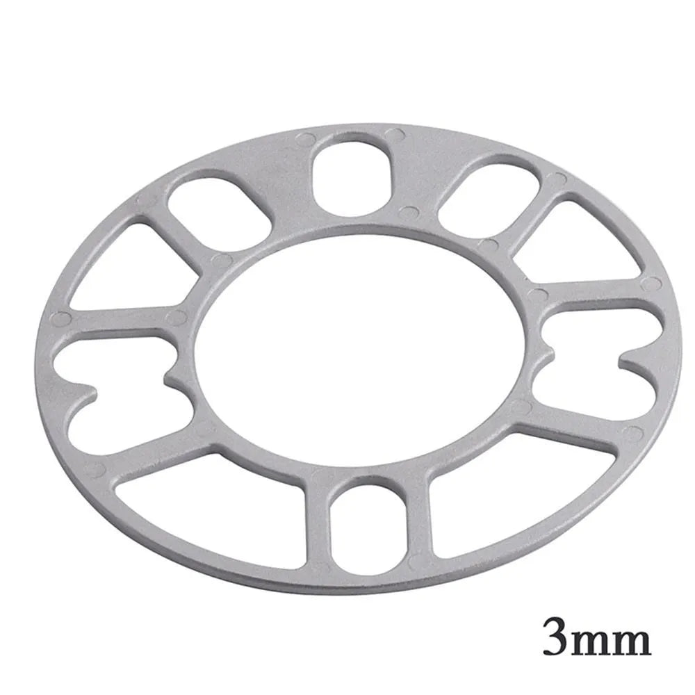 Automobile wheel hub widening gasket for modification projects with multiple thickness options