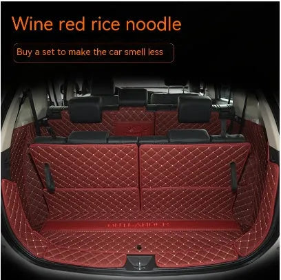 Mitsubishi Outlander fully surrounded 3D boot liner mat in TPE XPE non-slip material