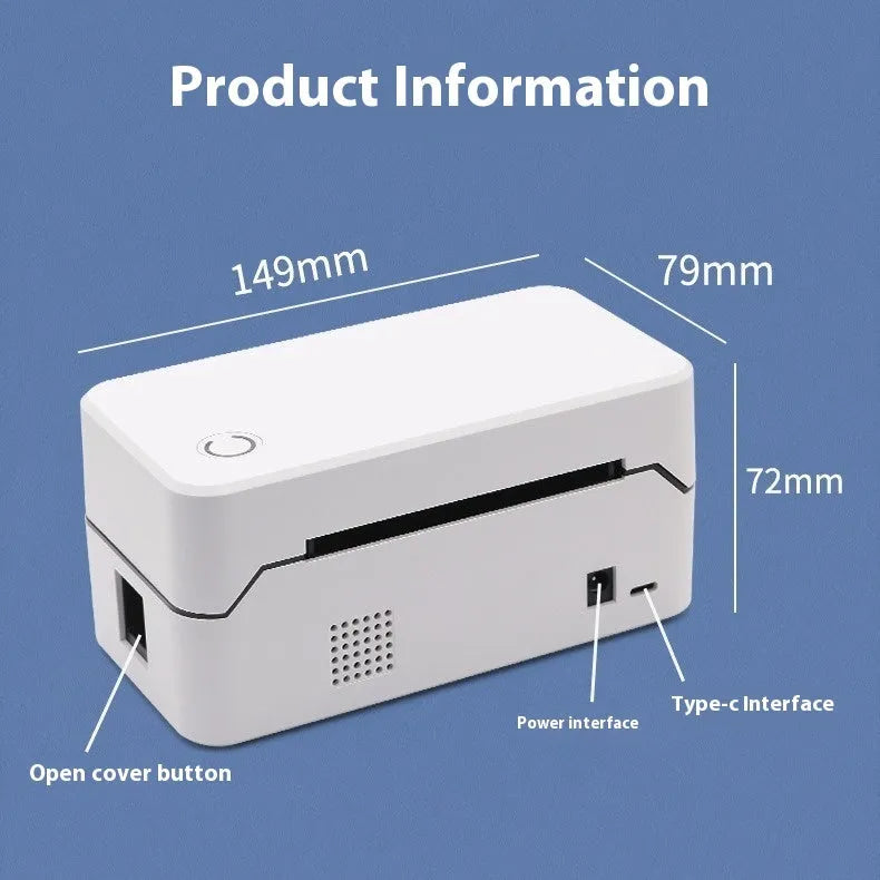 Thermal Express Single Electronic Surface Printer TDL401H with compact dimensions