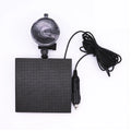 Bluetooth wireless LED car display screen with aluminium frame showing colour image transmission