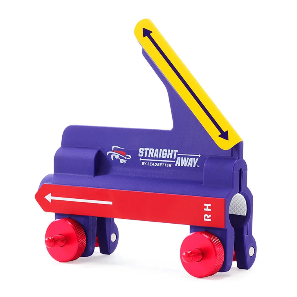 Golf swing plane simulator trainer in plastic construction with logo or plain colour options
