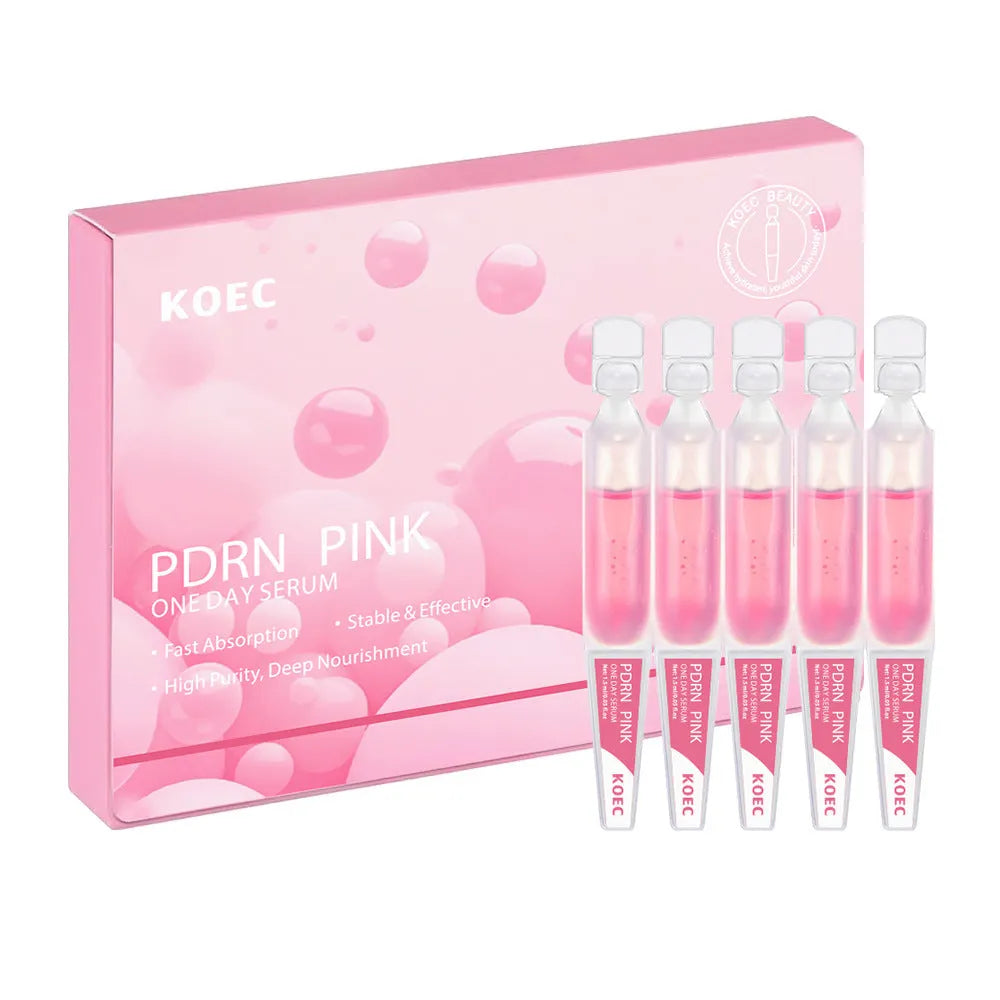 KOEC powder polypeptide disposable face mask 10 pack with latex sheets and essence