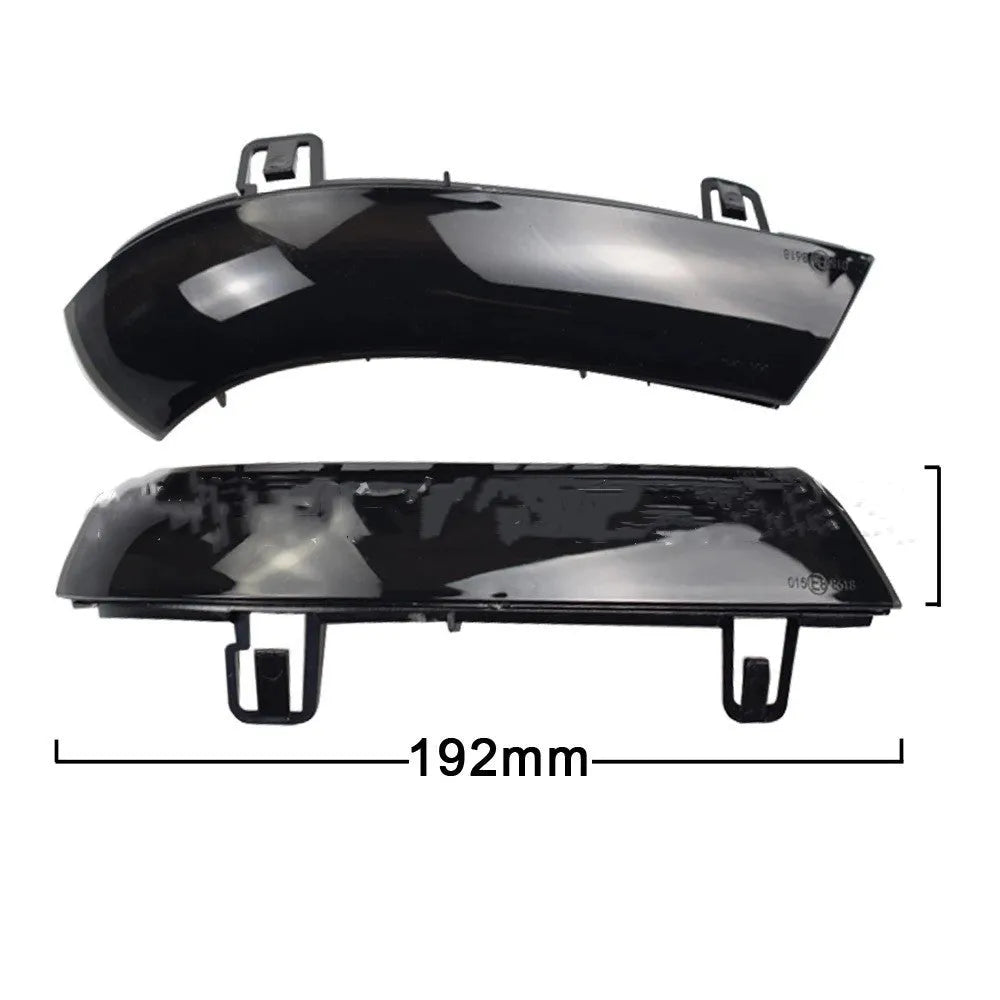 Automotive running water steering light for Volkswagen Golf MK5, made of black ABS plastic with LED strips.