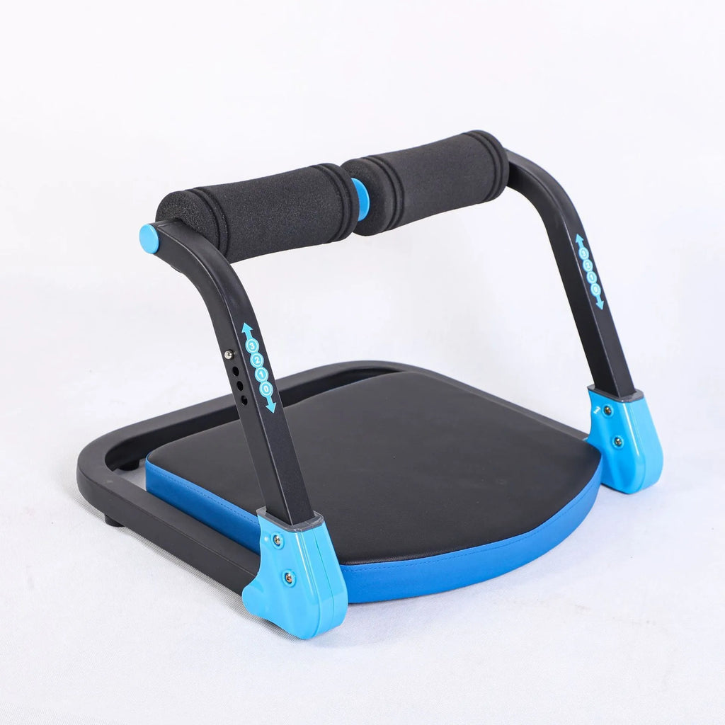 Mini abdominal exercise device in sky blue colour for home fitness