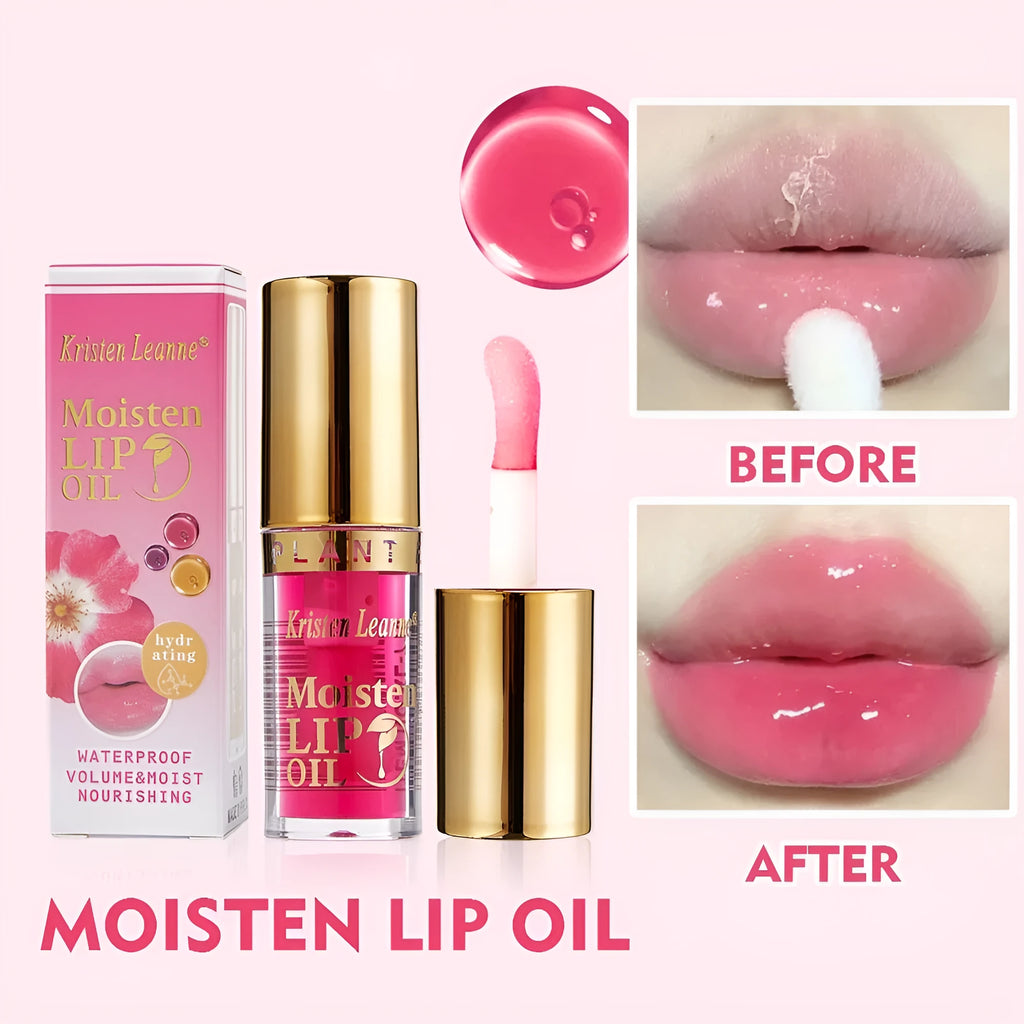 Moisturising lock water lipstick in 3ml format showing colour application