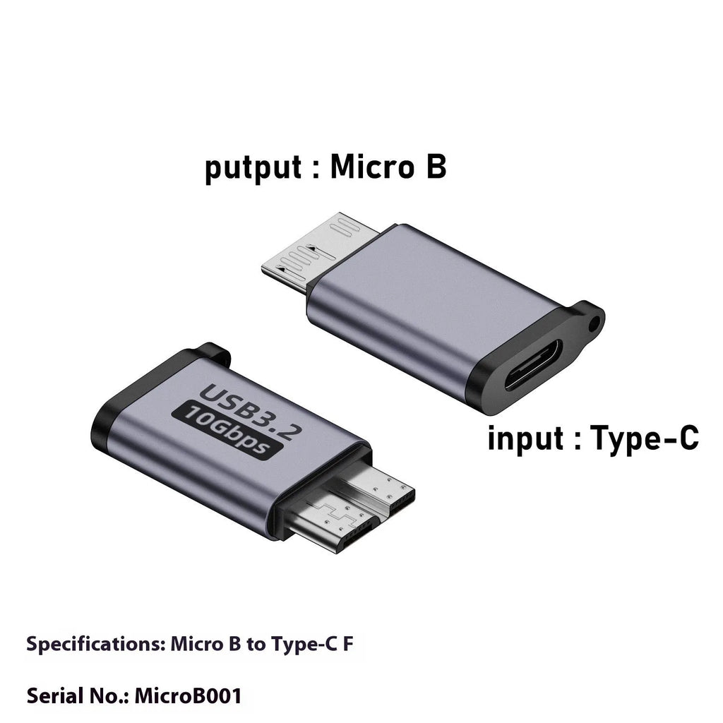 USB AM male to Micro-B female adapter connector for older devices