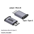 USB AM male to Micro-B female adapter connector for older devices