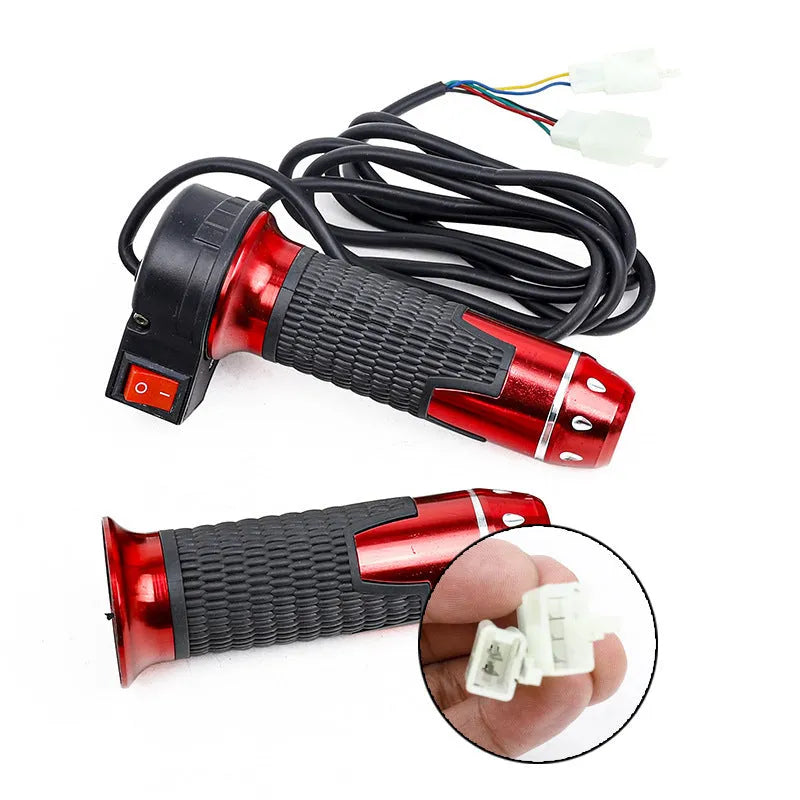 Three-wheel electric car accelerator modification kit with three-speed rotating handle in plastic construction