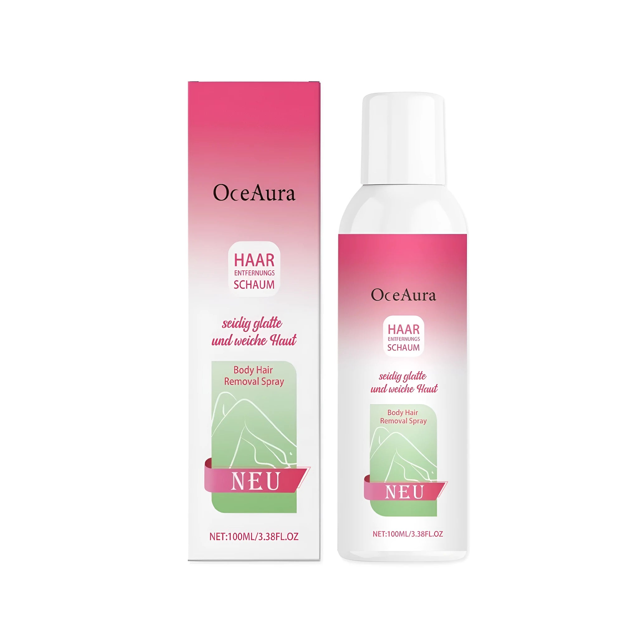 100ml body hair removal spray bottle with spray nozzle for convenient application
