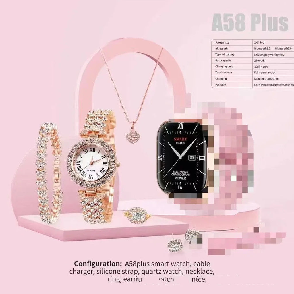 A58plus and A59plus smart watch with Bluetooth calling and touch screen in multiple colour options