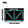 Indoor football training mat in cushion colour for skill lifting practice