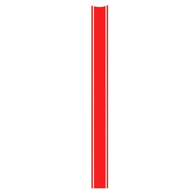 Motorcycle reflective pinstripe sticker roll in black, red, silver, or yellow, measuring 50cm by 4.5cm.
