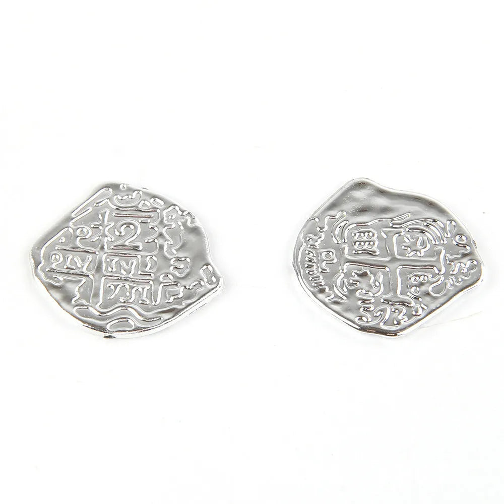 Doli set of 100 plastic Roman coins with gold, silver, or bronze electroplated finish