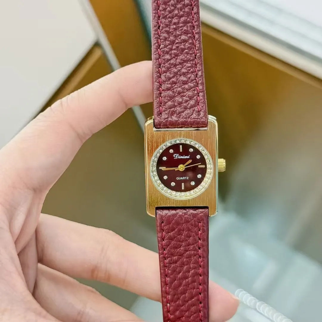 Chinese style alloy women's watch with multiple dial pattern options including diamond and camellia designs