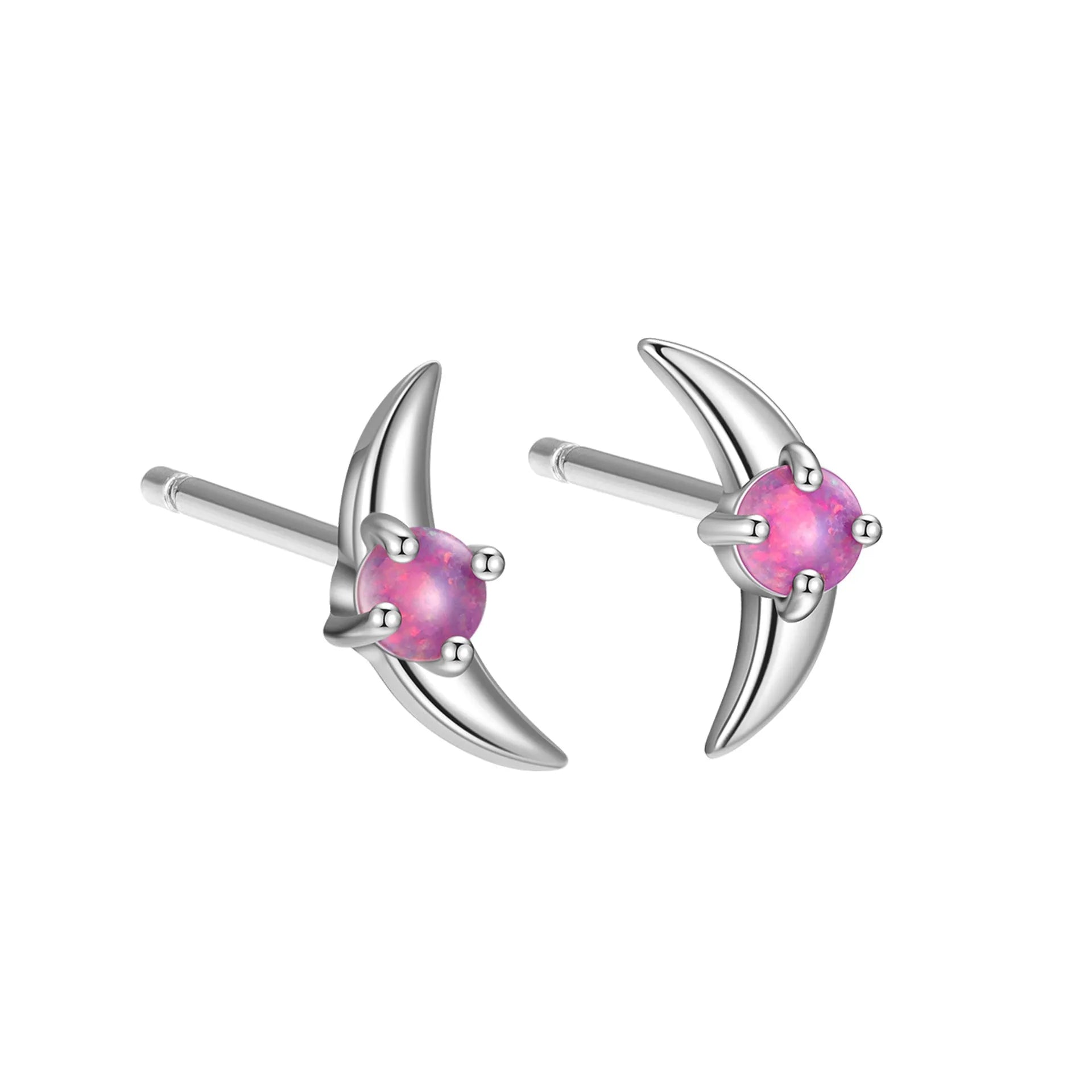 925 silver geometric earrings for women with electroplated finish
