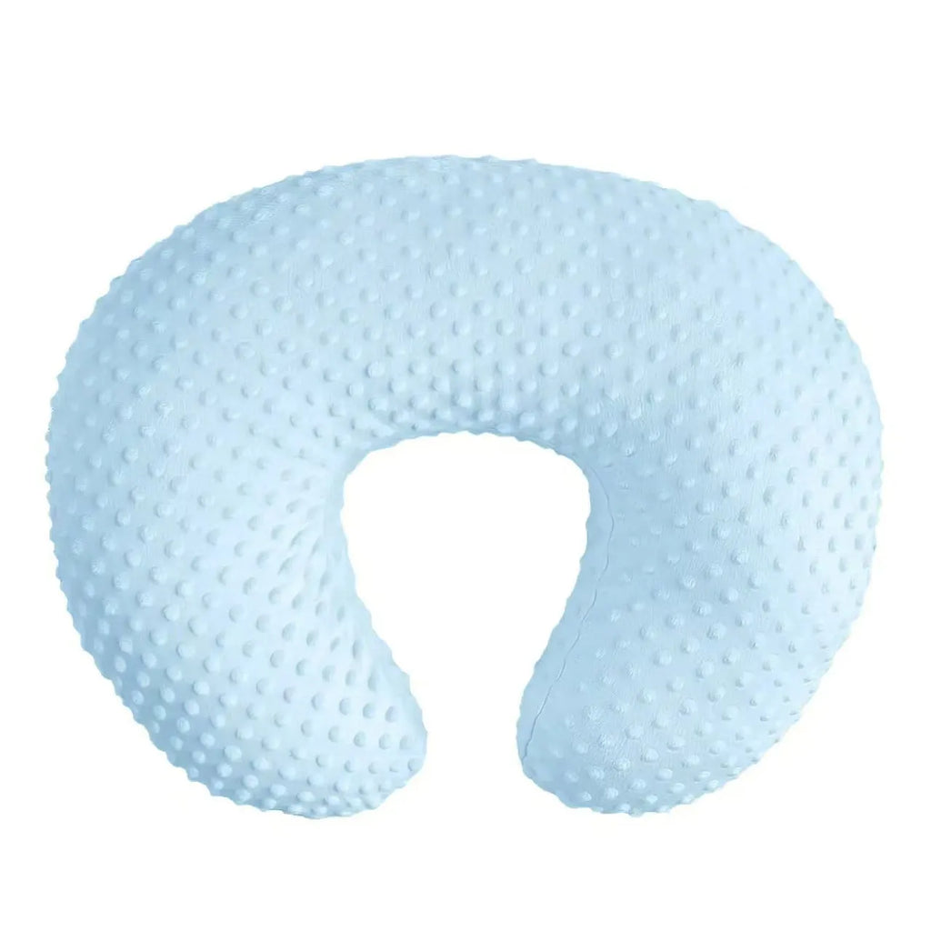 Multifunctional nursing pillow with milk spilt prevention in pink, yellow, grey, and light blue colours