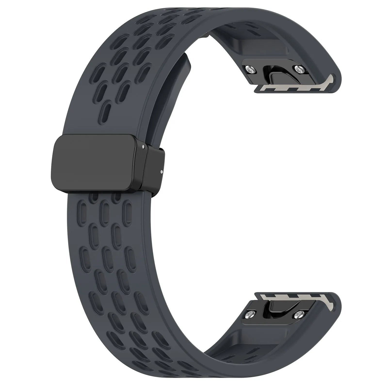 Quick release watch strap for Fenix8 and Fenix7pro watches with screwdriver tool, shown in multiple colour options.