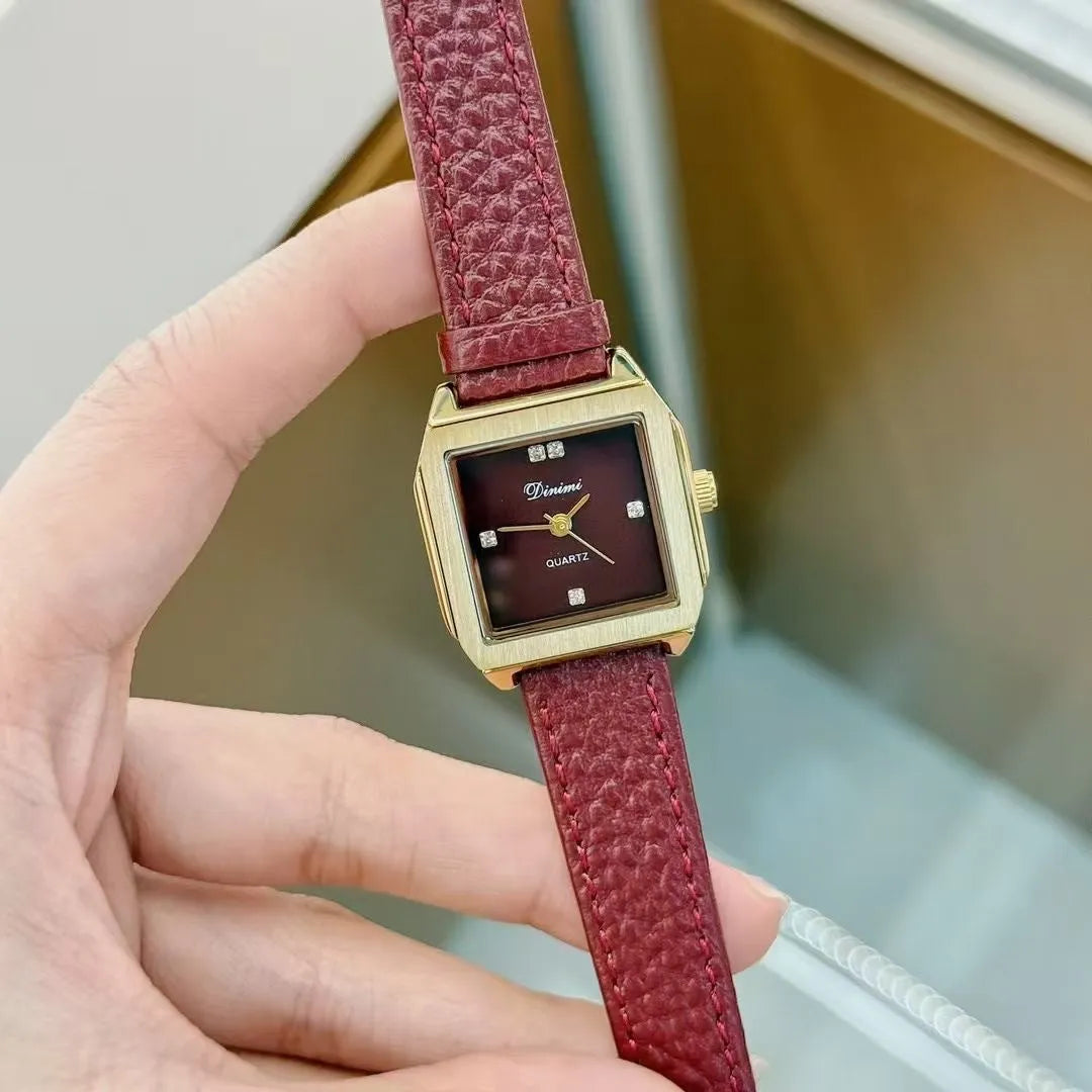Chinese style alloy women's watch with multiple dial pattern options including diamond and camellia designs