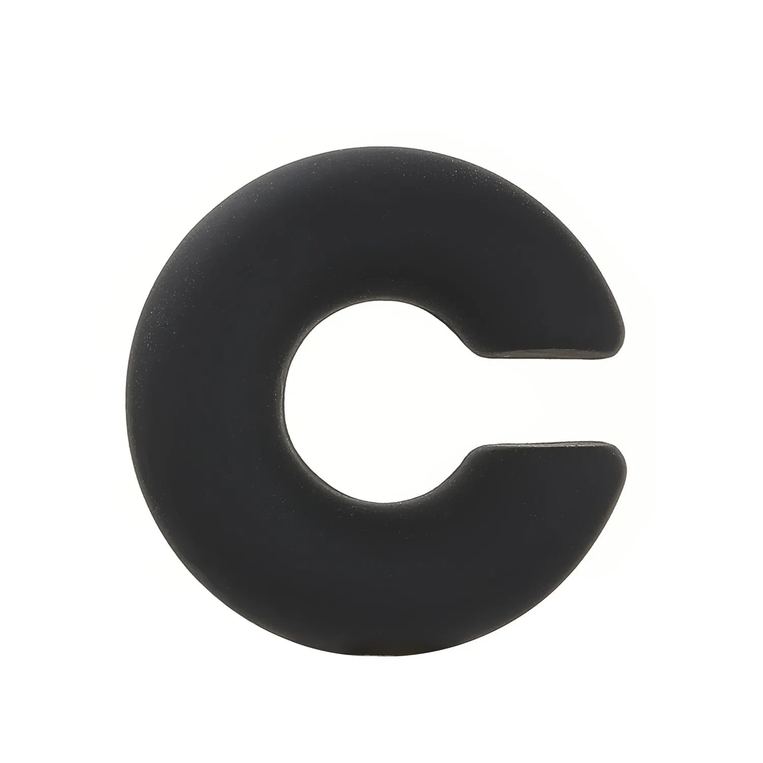 C-shaped matte coarse round clip-on earrings in a choice of 15 candy colours for women.