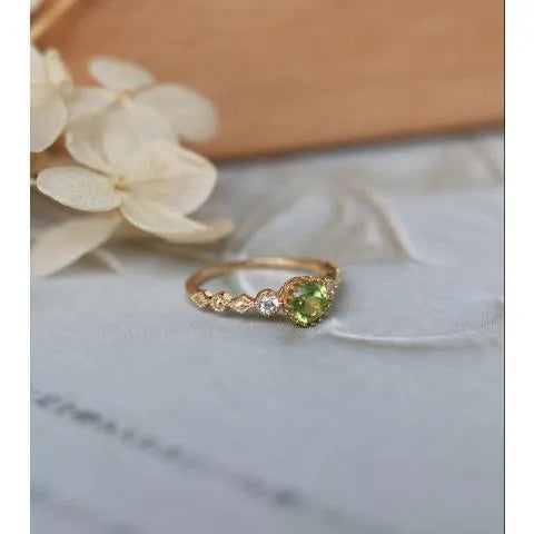 Japanese style geometric copper ring with quadrilateral design and retro artistic aesthetic
