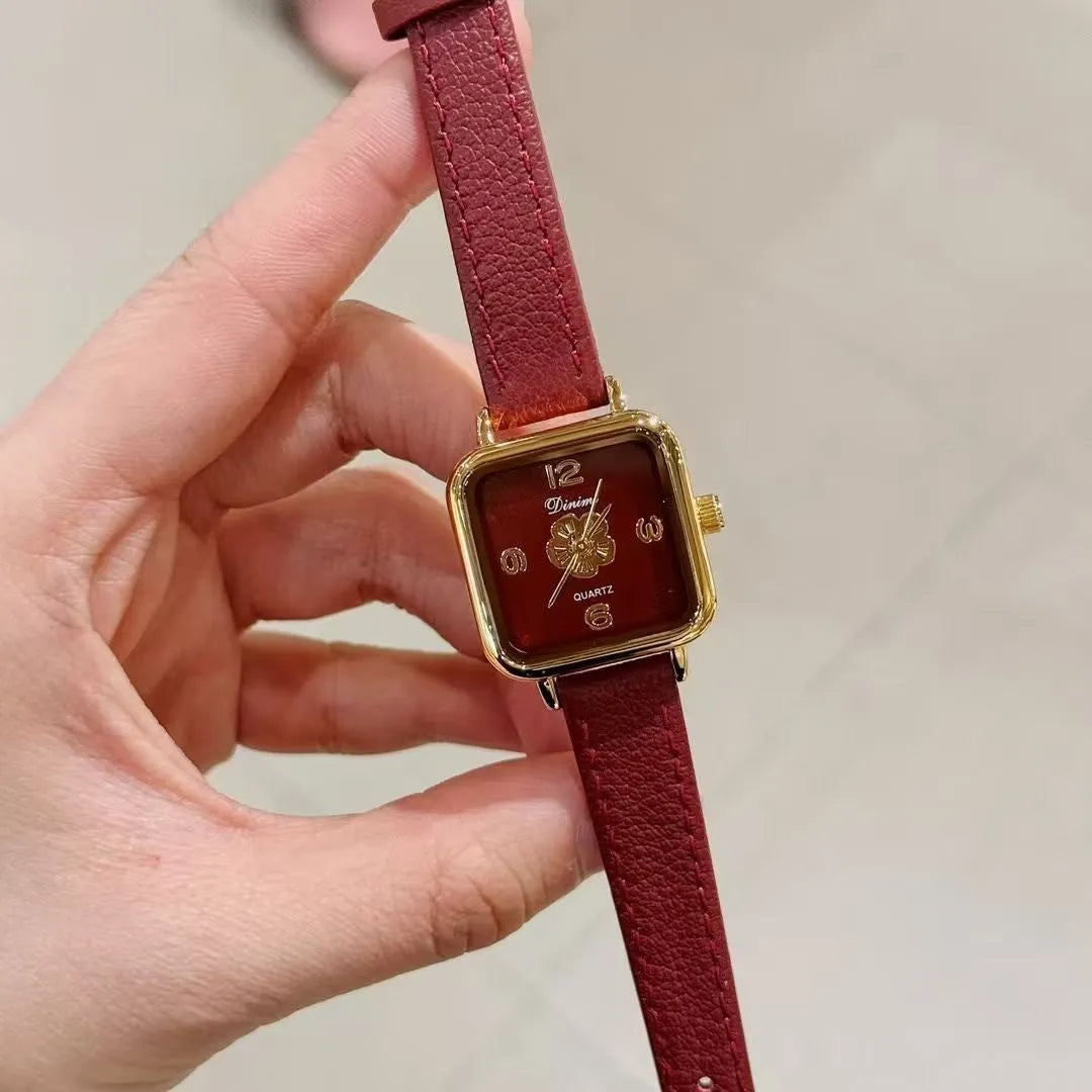 Chinese style alloy women's watch with multiple dial pattern options including diamond and camellia designs