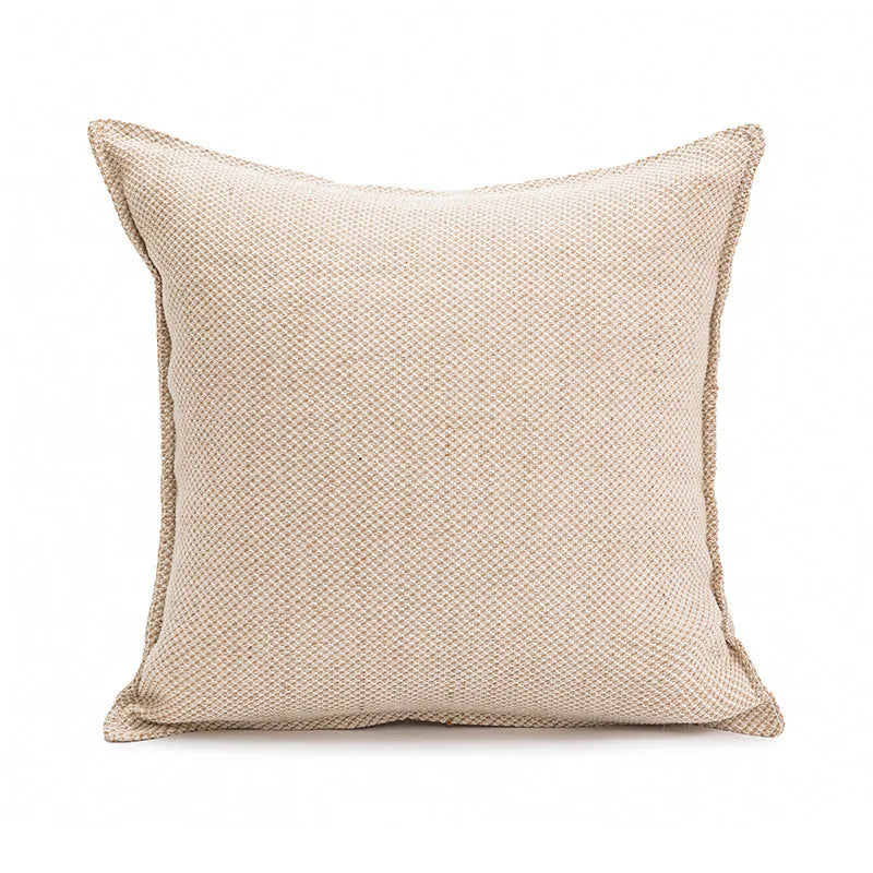 Solid colour sofa cushion pillow with removable cover in 45x45cm size