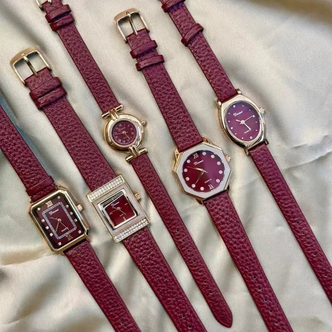 Chinese style alloy women's watch with multiple dial pattern options including diamond and camellia designs