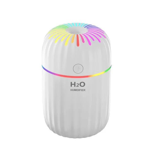 Small green animal-shaped USB humidifier for car and desktop use.