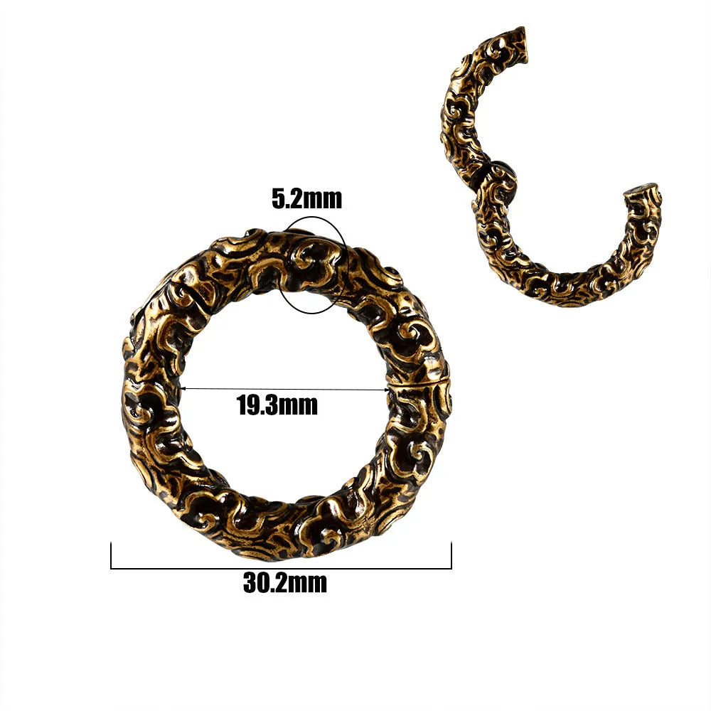 Shaped totem pattern stainless steel earrings with electroplated finish in fashion colours