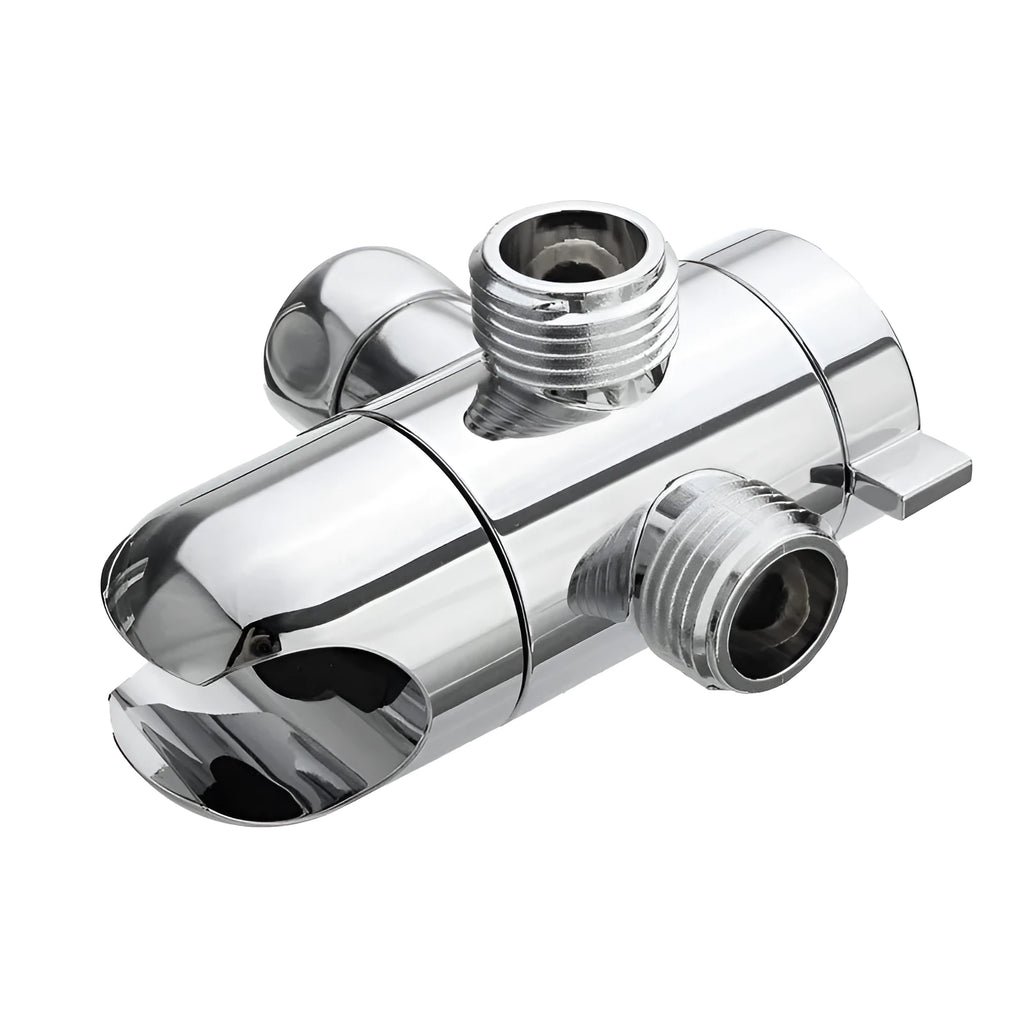 Copper shower water distributor with American bracket and ball joint options