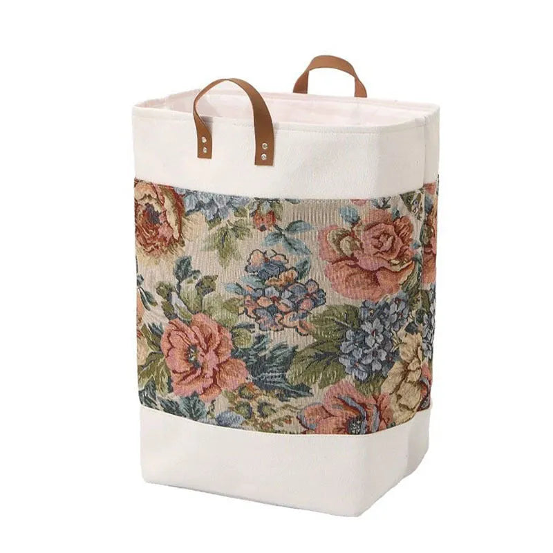 35x35x55cm fabric storage box for clothes and quilt organisation in colourful bear pattern