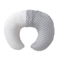 Multifunctional nursing pillow with milk spilt prevention in pink, yellow, grey, and light blue colours