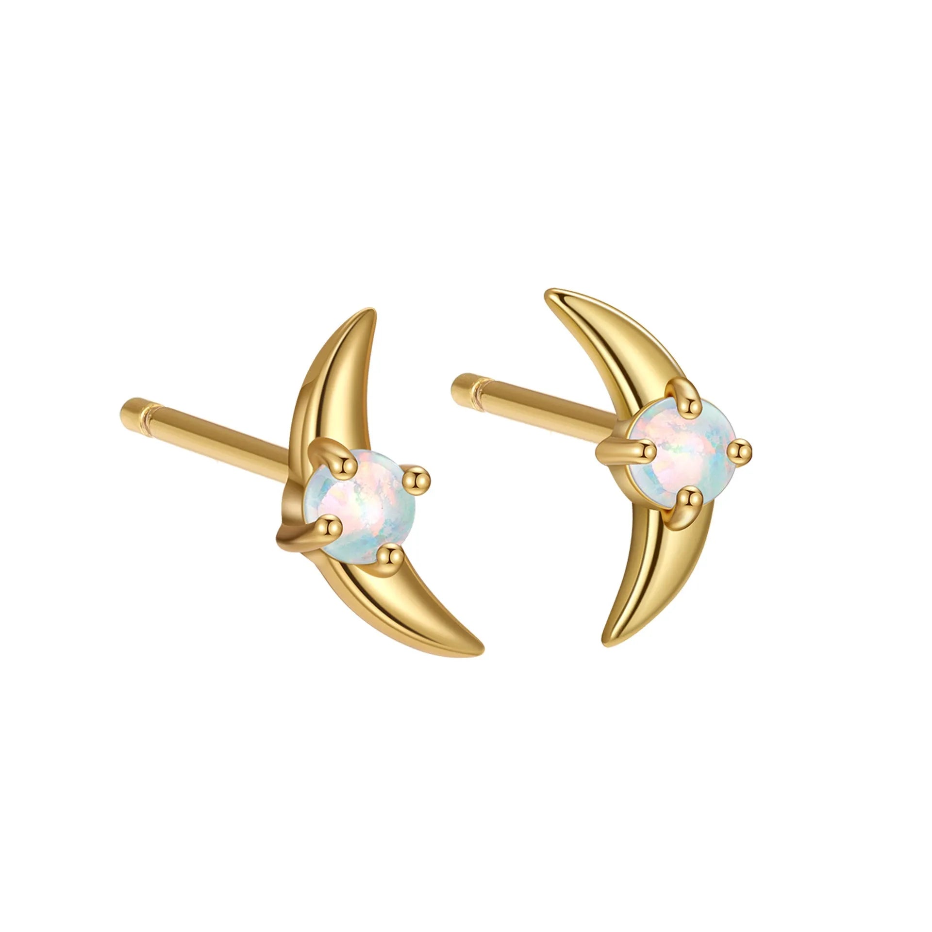 925 silver geometric earrings for women with electroplated finish