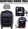 Black Oxford cloth car seat back buggy bag measuring 42x30cm with multifunction hanging storage