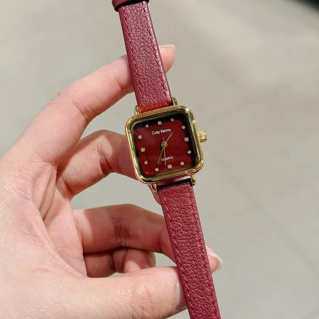 Chinese style alloy women's watch with multiple dial pattern options including diamond and camellia designs