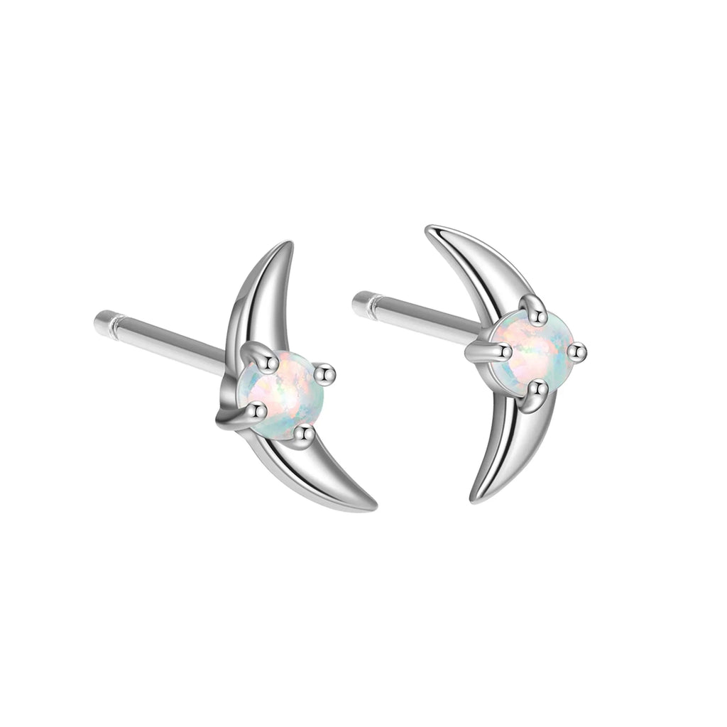 925 silver geometric earrings for women with electroplated finish