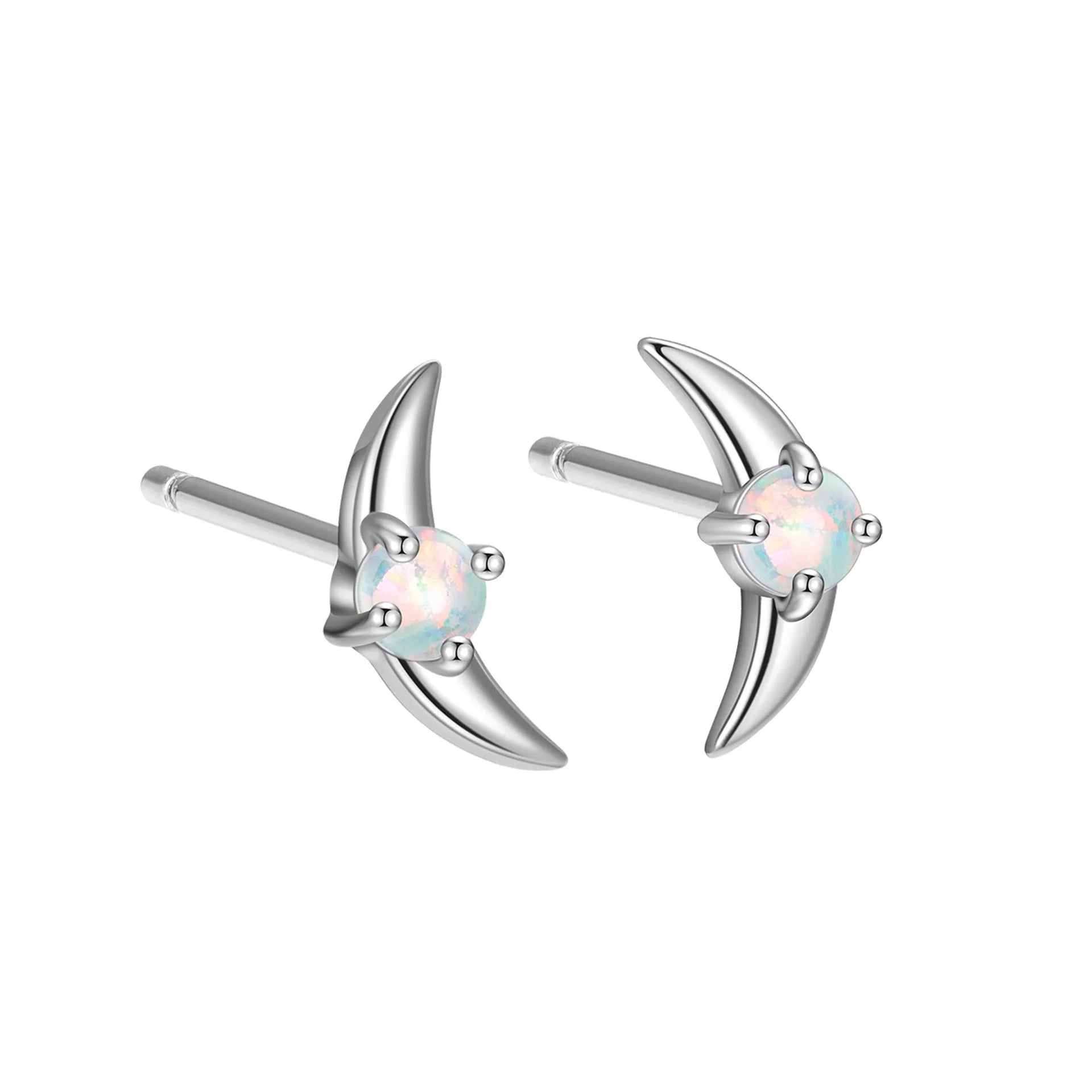 925 silver geometric earrings for women with electroplated finish