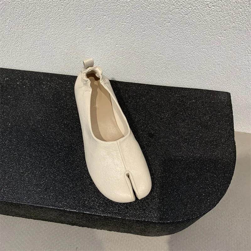 Women's low chunky heel round toe pumps in apricot, black, brown colours