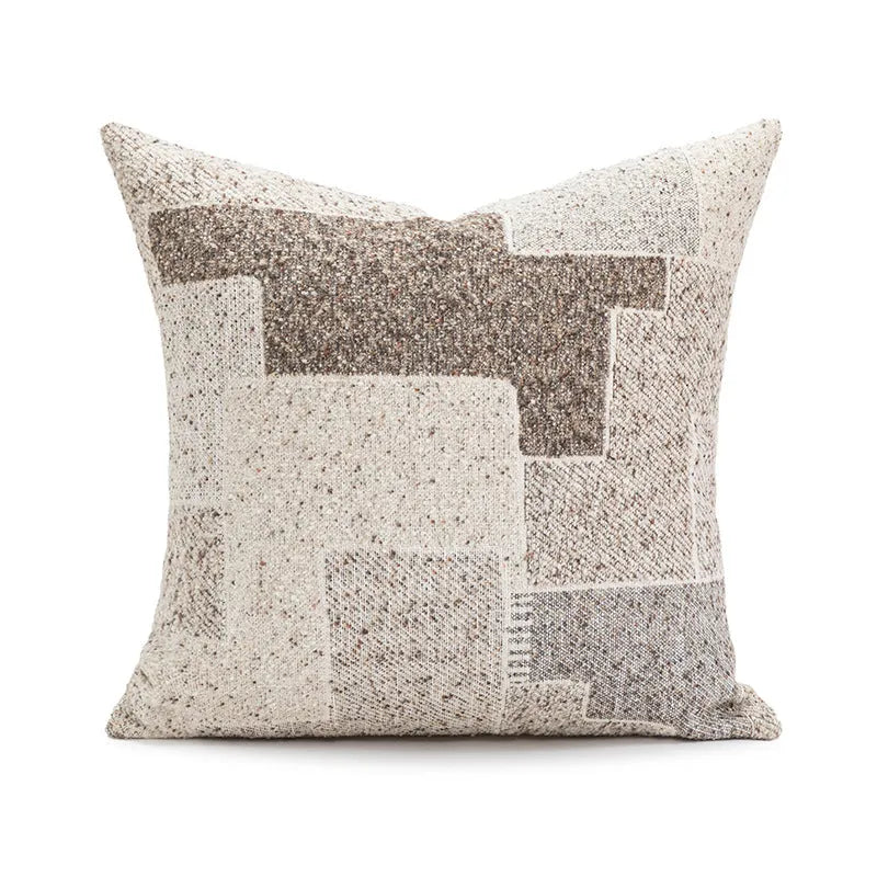 Solid colour sofa cushion pillow with removable cover in 45x45cm size