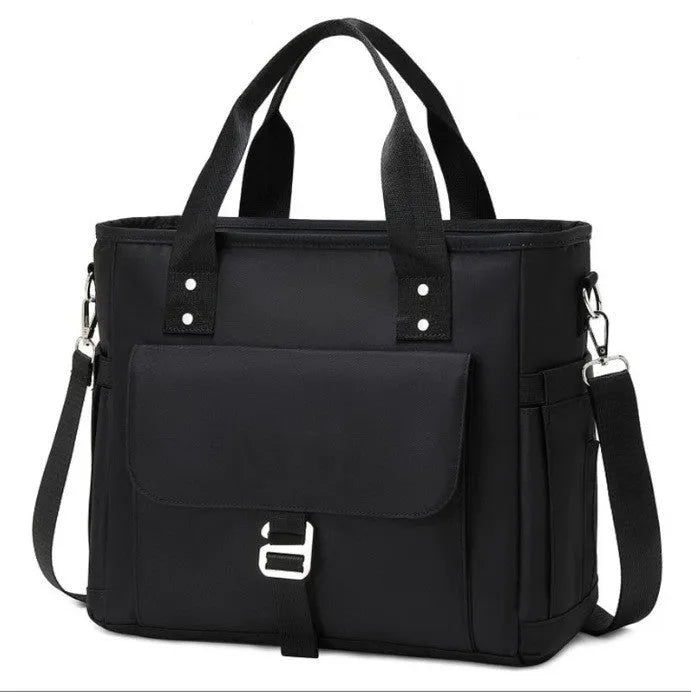 Portable insulated picnic bag with removable shoulder strap in Oxford cloth