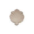 White resin fruit plate decoration with detailed simulation shell design for table centrepiece displays
