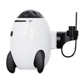 White baby stroller shaking device with Bluetooth and white noise functions for infant comfort