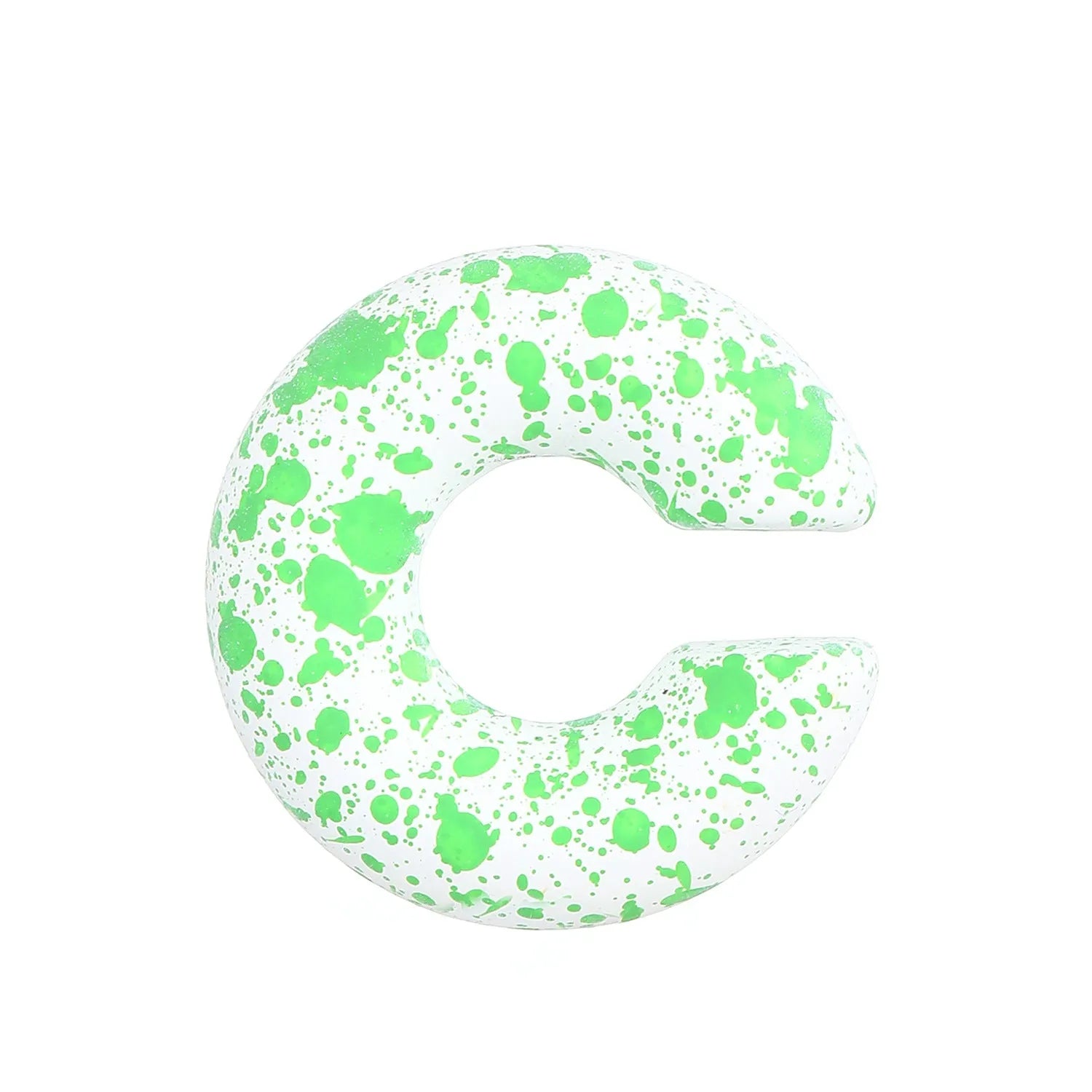 C-shaped matte coarse round clip-on earrings in a choice of 15 candy colours for women.