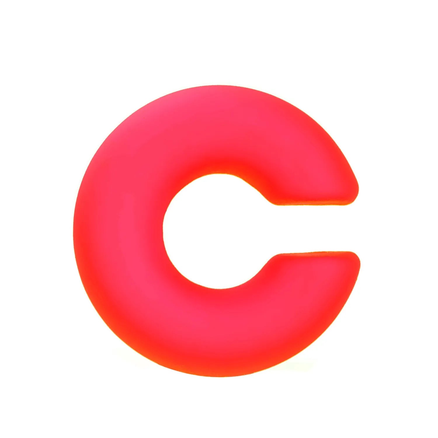 C-shaped matte coarse round clip-on earrings in a choice of 15 candy colours for women.