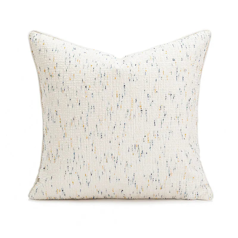 Solid colour sofa cushion pillow with removable cover in 45x45cm size