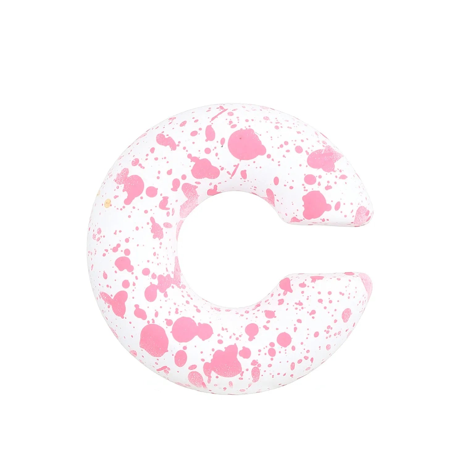 C-shaped matte coarse round clip-on earrings in a choice of 15 candy colours for women.