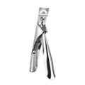 French manicure scissors with U-shaped cutting edge in stainless steel construction