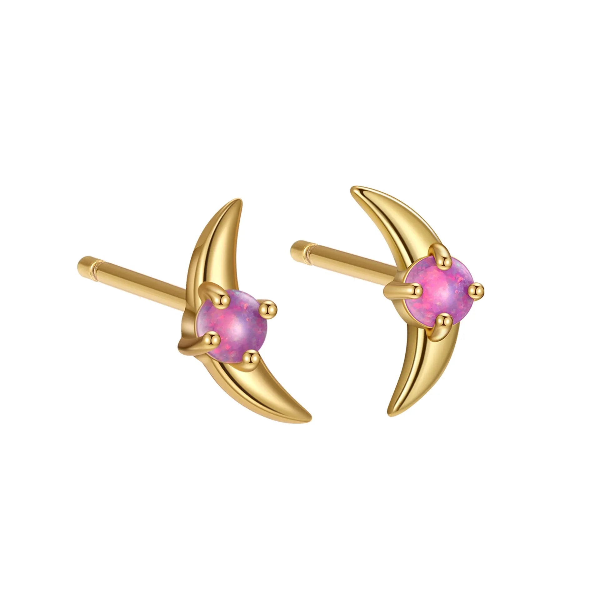 925 silver geometric earrings for women with electroplated finish
