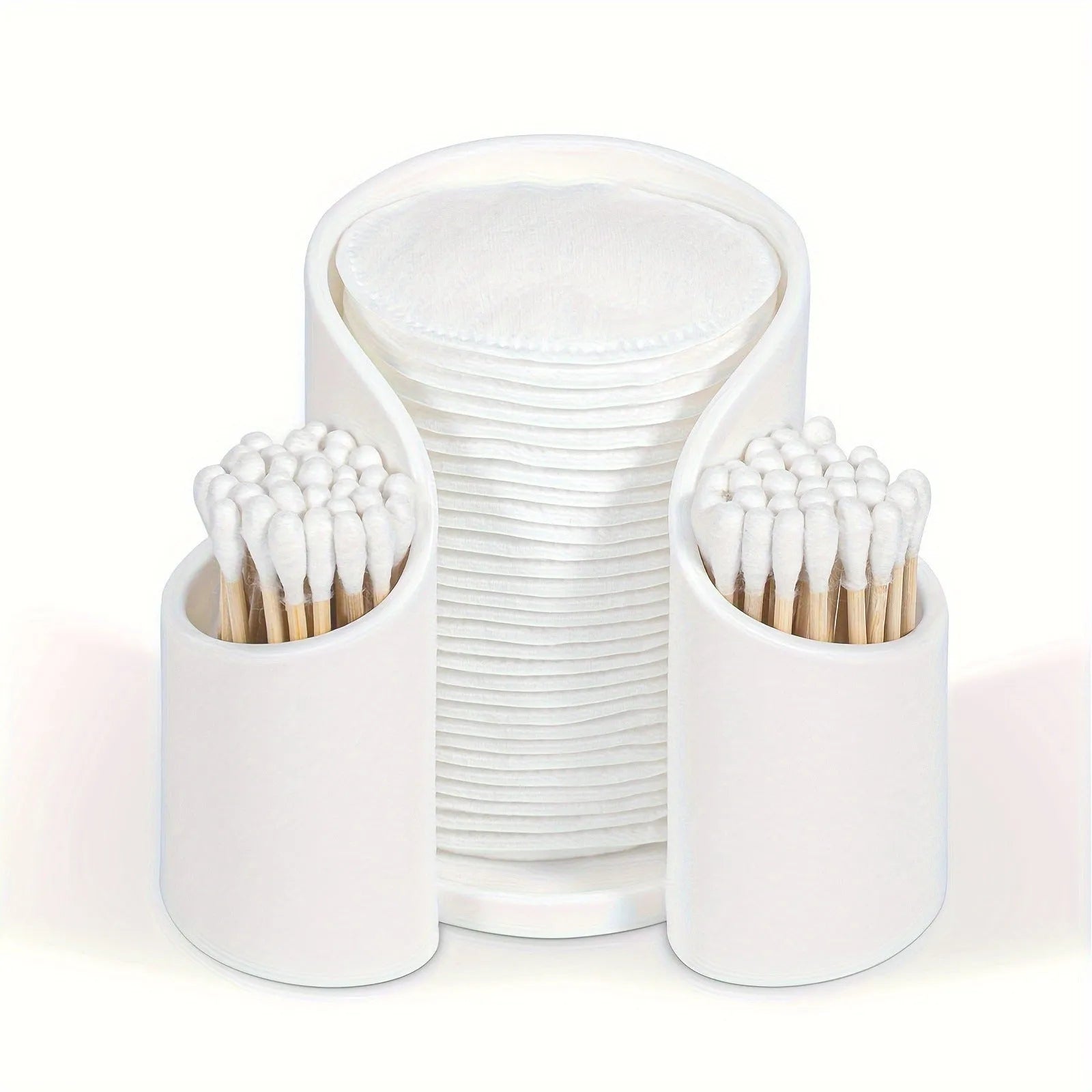 A solid-colour plastic dental floss storage box in a modern simplicity style.
